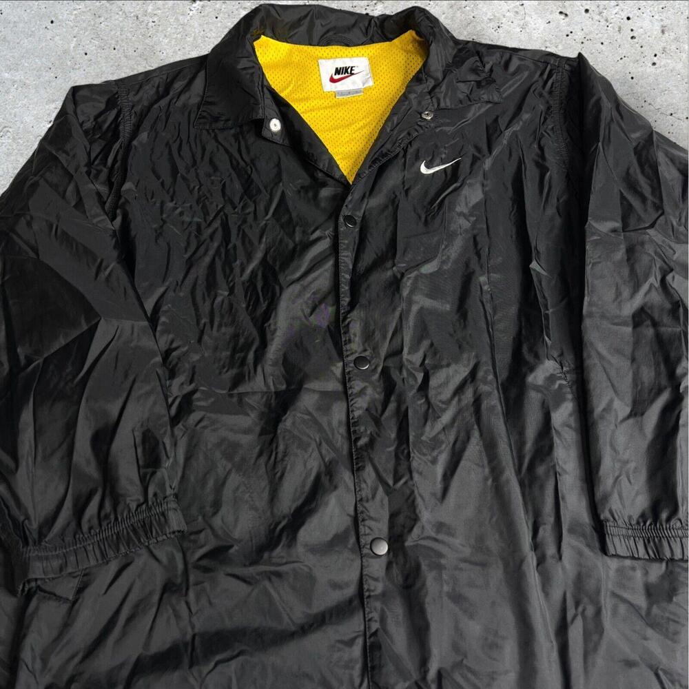 90's Nike Windbreaker Jacket Black‎ Size L